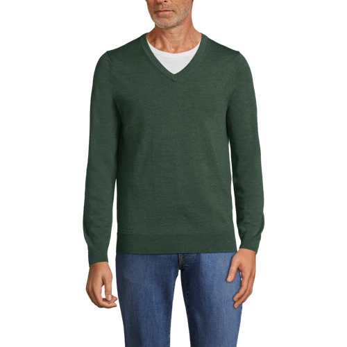 V-Ausschnitt-Pullover