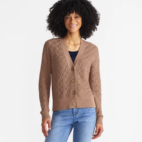 Leinen-Cardigans